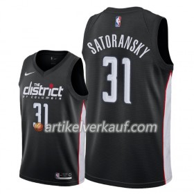 NBA Washington Wizards Trikot Tomas Satoransky 31 2018-19 Nike City Edition Schwarz Swingman - Herren